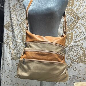 Stylish Italian Leather Shoulder - Cross body Bag